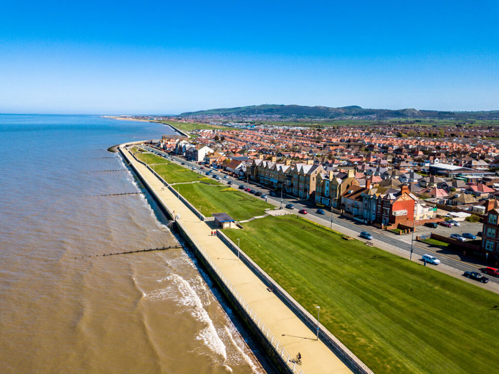 rhyl seafront north wales